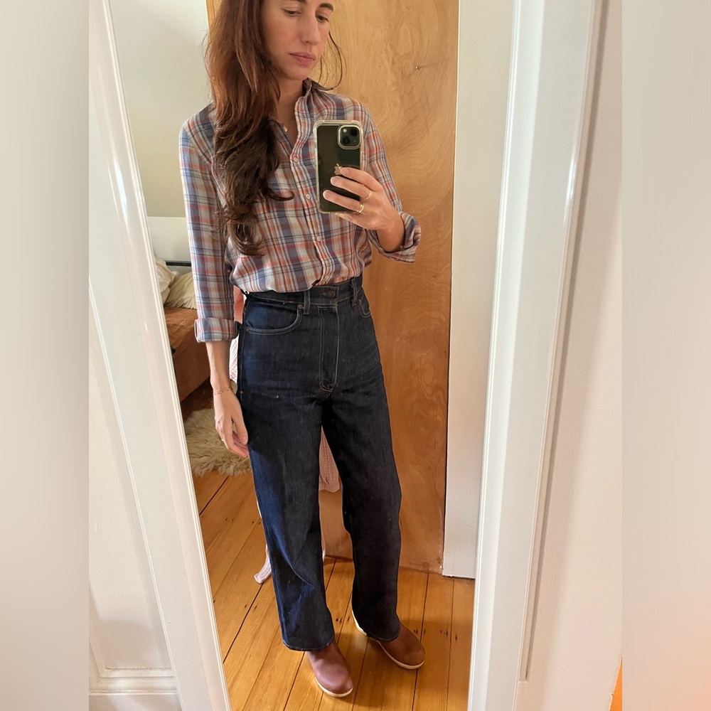 SOLD****IMOGENE + WILLIE Catherine Jeans 100% Cotton indigo high waist - Picture 4 of 9